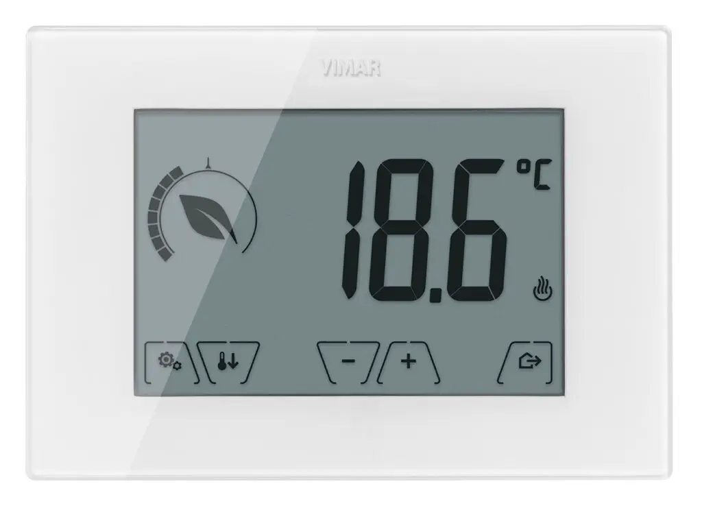Vimar termosztát digitális hőmérséklet-kijelzővel
