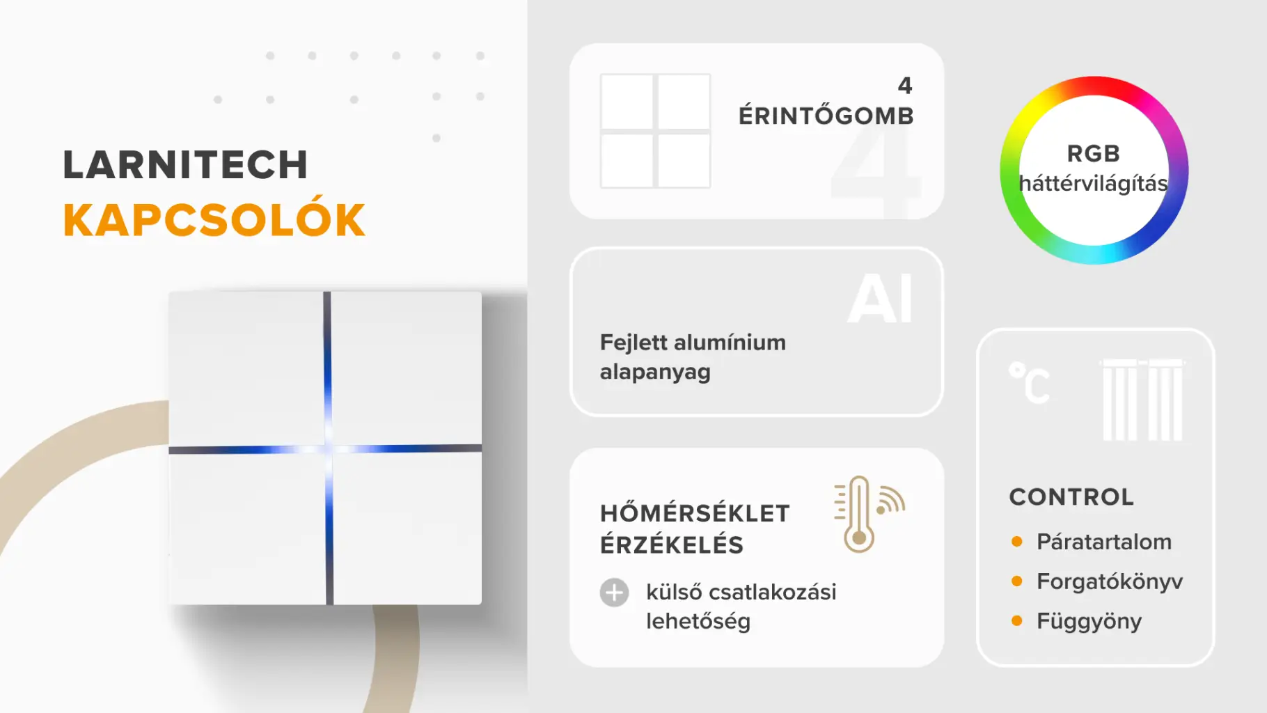 Larnitech kapcsolók